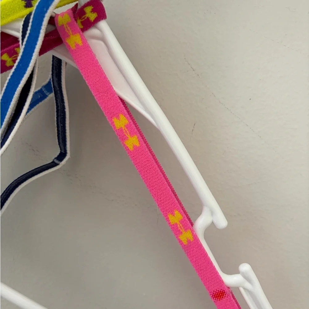 Under Armour Vibrant Multi-Color Headbands 7 inch athletic elastic